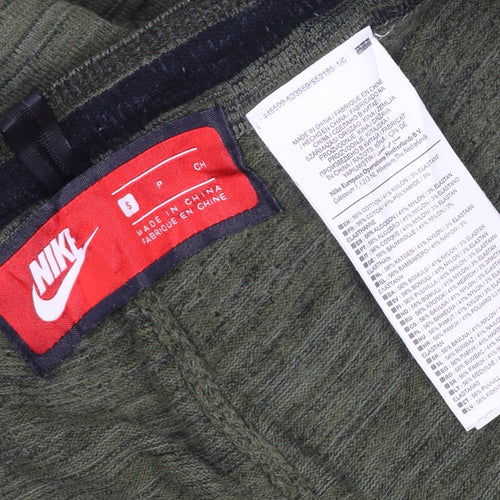 Nike Teens Green S Jogger Trousers Stretch Drawstring Athletic