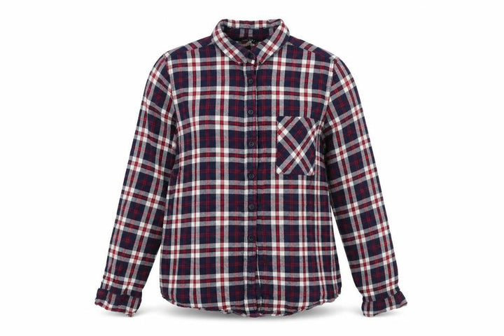 New Look Women's Multicoloured UK 10 Basic Plaid Cotton Shirt