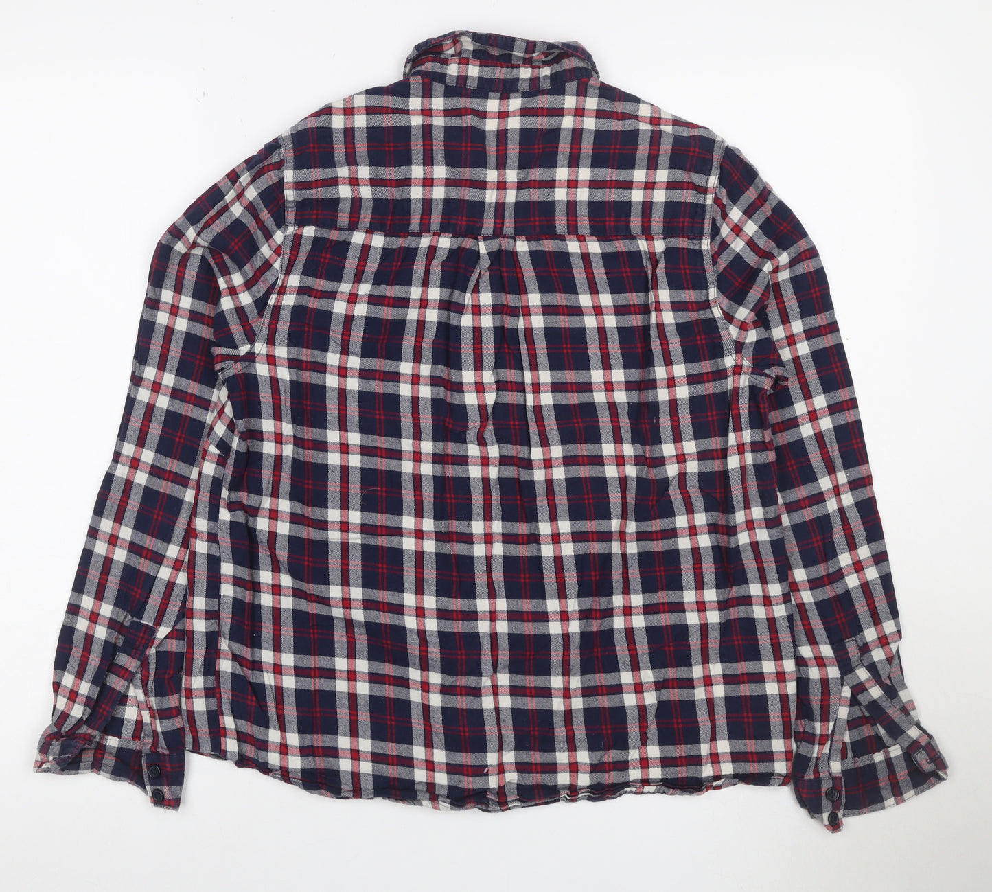 New Look Women's Multicoloured UK 10 Basic Plaid Cotton Shirt