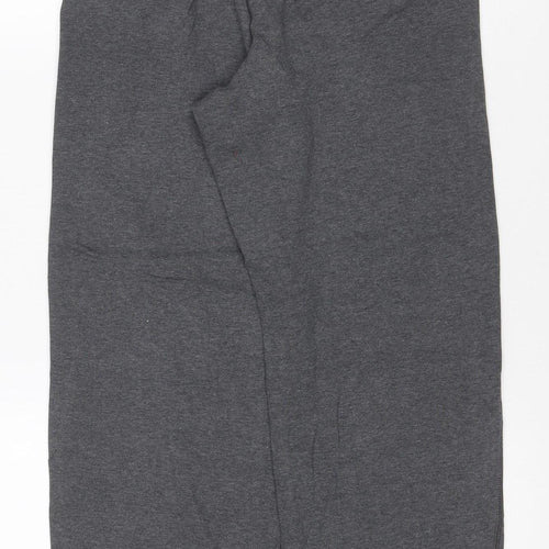 Converse Boys Grey Jogger Trousers 12-13 Years Cotton Blend Logo