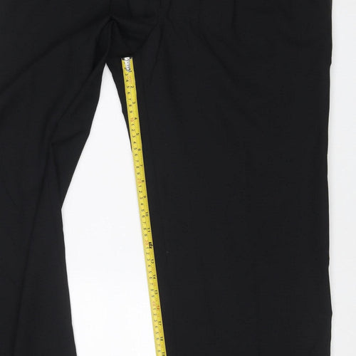 Marks & Spencer Women’s Black Size 20 Tall Wool Blend Dress Trousers