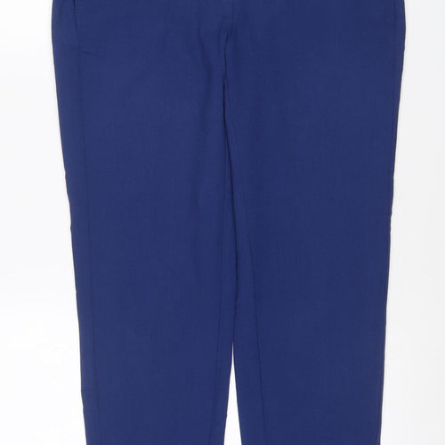 Dorothy Perkins Women’s Blue UK 12 Tailored Straight Leg Trousers