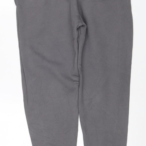 Zara Men Grey S Drawstring Tapered Jogger Activewear Trousers