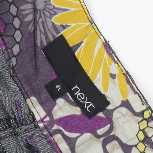 Next Women’s Black Size 18 Wide-Leg Cargo Jeans Button Fly