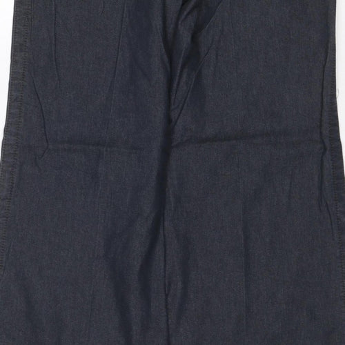 Next Women’s Black Size 18 Wide-Leg Cargo Jeans Button Fly