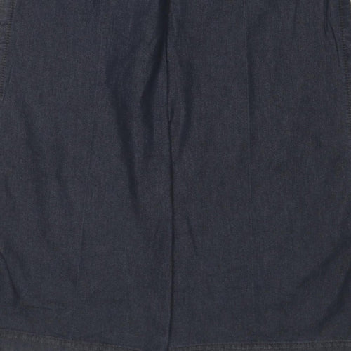 Next Women’s Black Size 18 Wide-Leg Cargo Jeans Button Fly