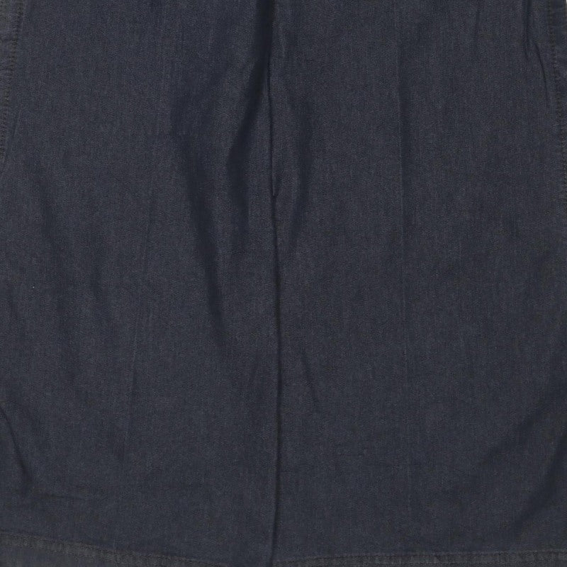 Next Women’s Black Size 18 Wide-Leg Cargo Jeans Button Fly