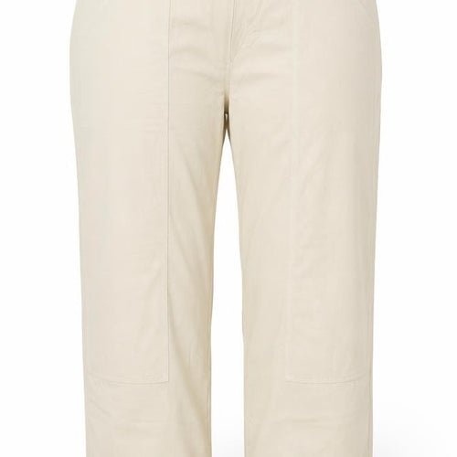 Marks and Spencer Women Ivory Size 22 Long Cargo Straight Trousers