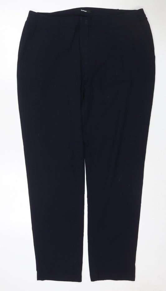 Rohan Women’s Blue UK 18R Straight Leg Lightweight Travel Trousers