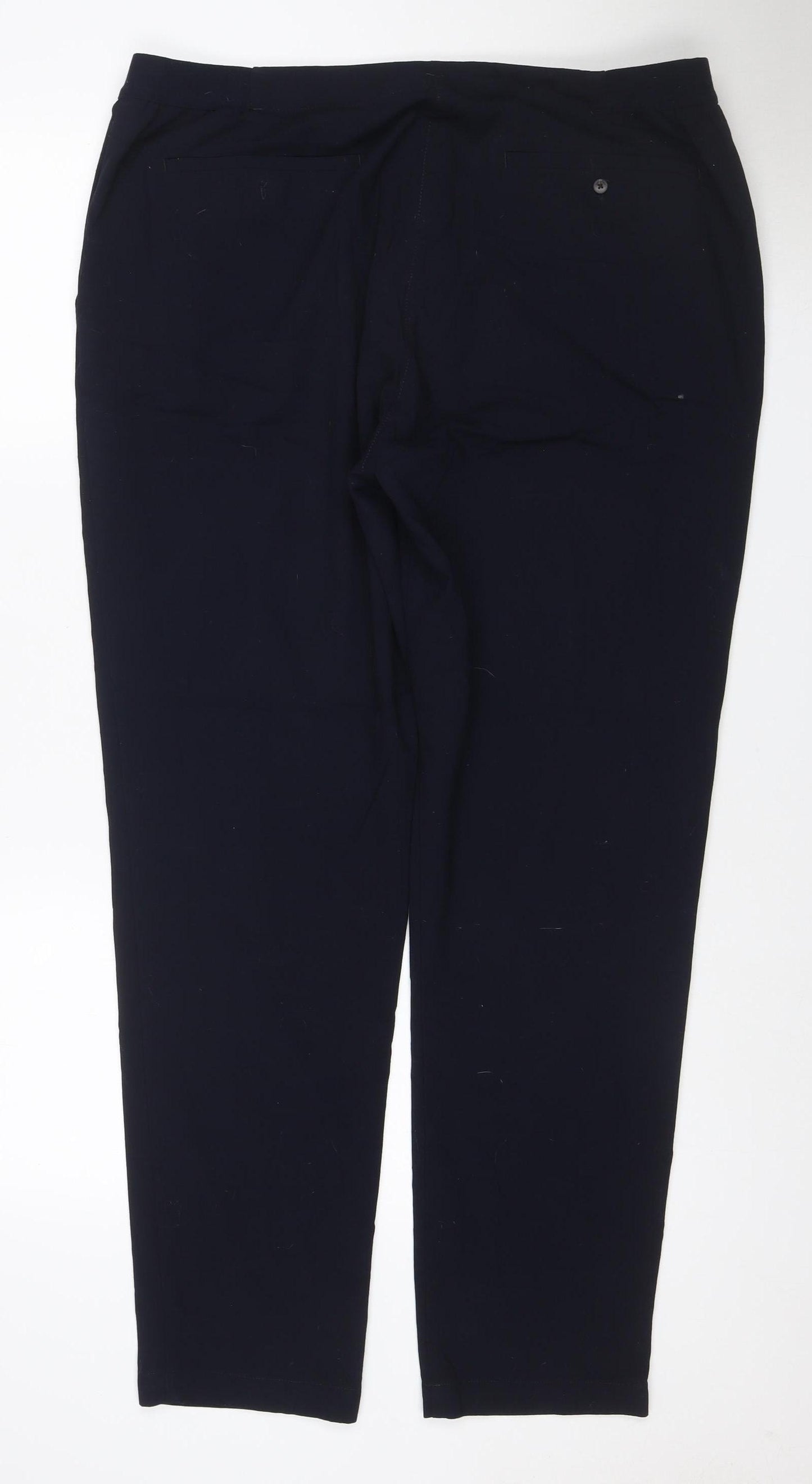 Rohan Women’s Blue UK 18R Straight Leg Lightweight Travel Trousers