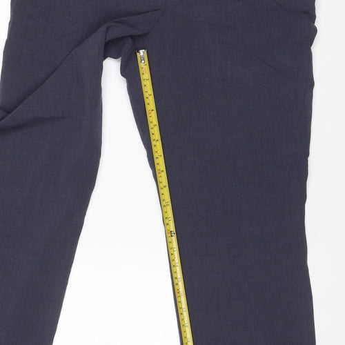 Marks & Spencer Women’s Navy UK 14 Slim Leg Stretch Trousers