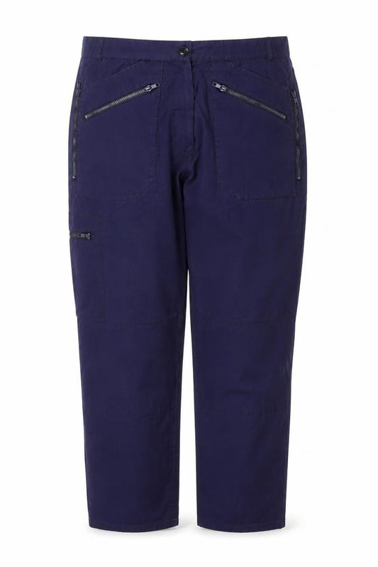 Regatta Women’s Navy Blue UK 16 Cargo Outdoor Trousers Zip Pockets