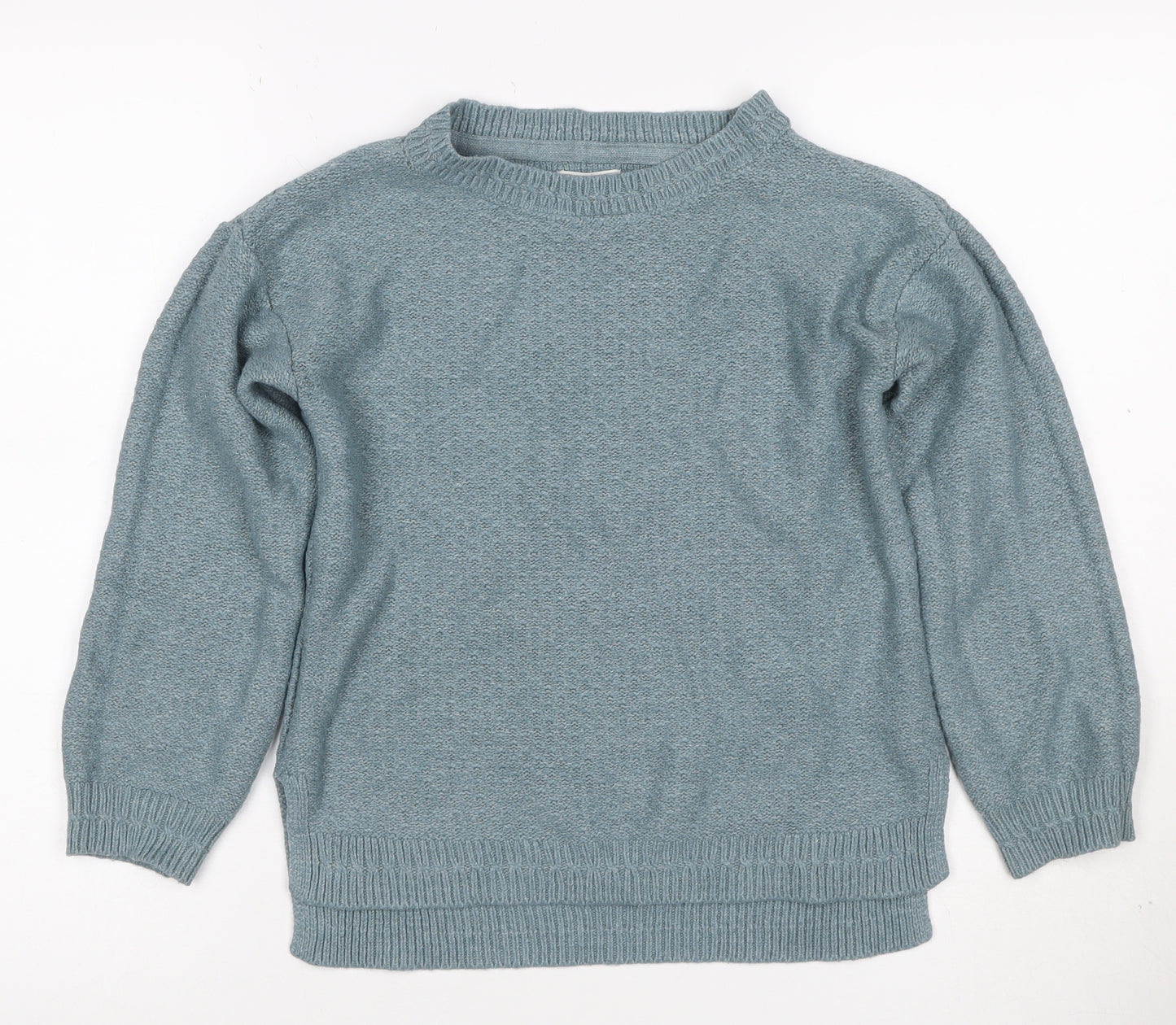 Fat Face Women’s Blue Knit Crew Neck Pullover Jumper UK 6