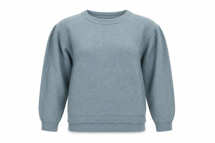 FatFace Women’s Blue Knit Crew Neck Pullover Jumper UK 6