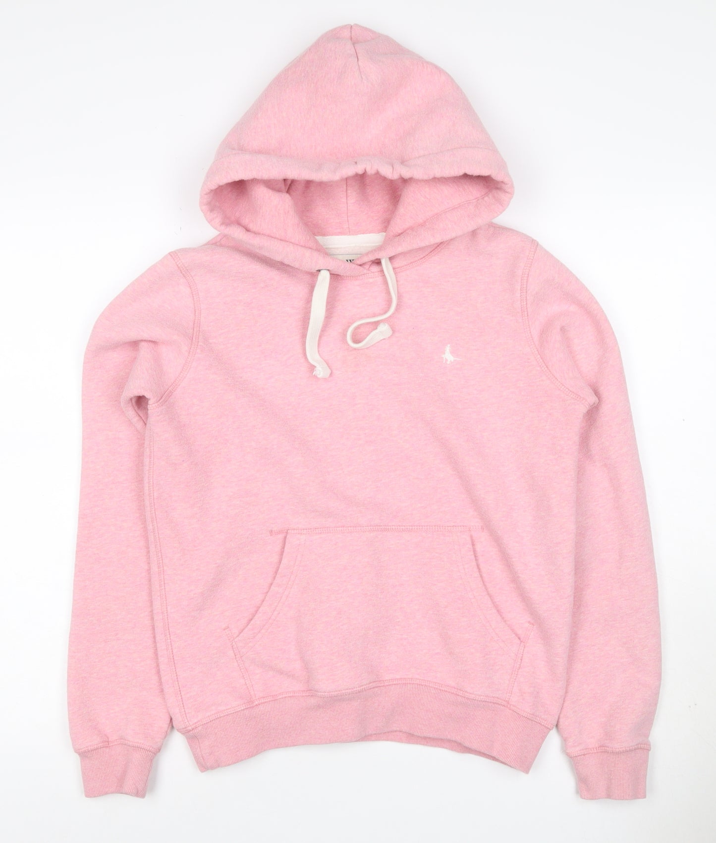 Jack Wills Women’s Pink UK 6 Pullover Logo Hoodie