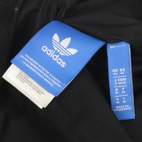 adidas Men’s Grey Black M Hooded Full Zip Windbreaker Jacket