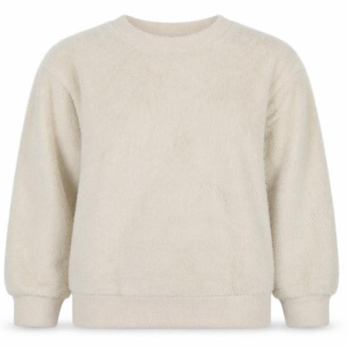 Marks and Spencer Women Ivory M Faux Fur Crew Neck Pullover Jumper
