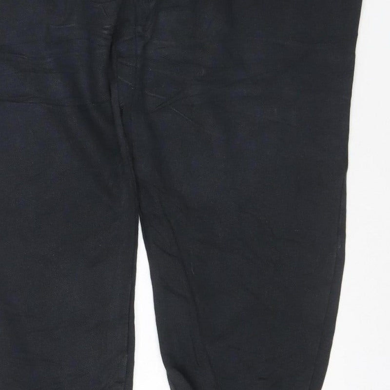 Nike Men’s Black XL Fleece Joggers Drawstring Cuffed Sweatpants