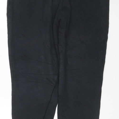 Nike Men’s Black XL Fleece Joggers Drawstring Cuffed Sweatpants