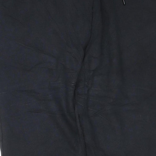Nike Men’s Black XL Fleece Joggers Drawstring Cuffed Sweatpants
