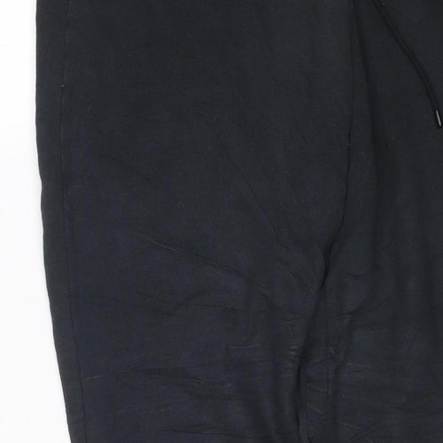 Nike Men’s Black XL Fleece Joggers Drawstring Cuffed Sweatpants