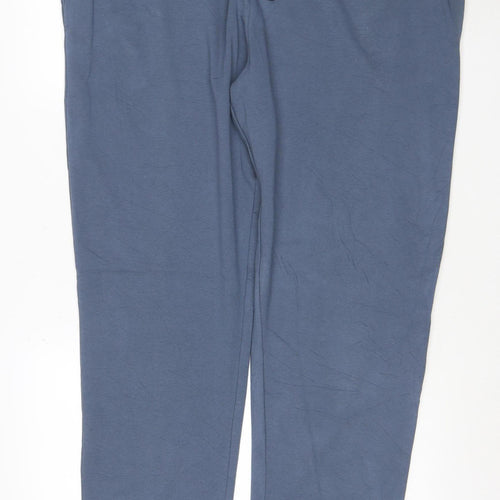 Marks and Spencer Men Blue 3XL Jogger Activewear Trousers Drawstring