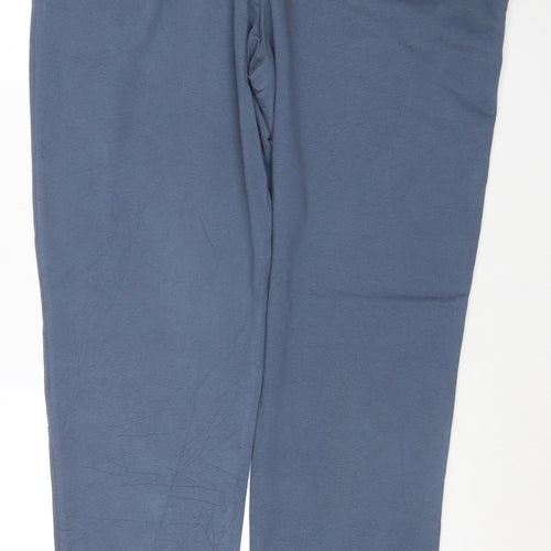 Marks and Spencer Men Blue 3XL Jogger Activewear Trousers Drawstring