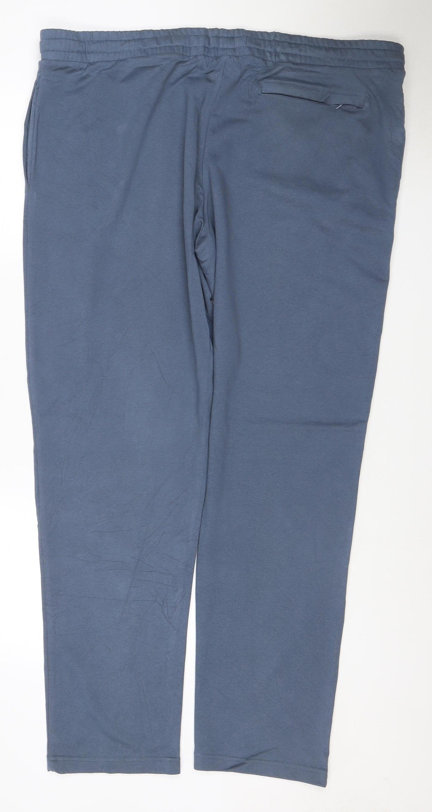 Marks and Spencer Men Blue 3XL Jogger Activewear Trousers Drawstring