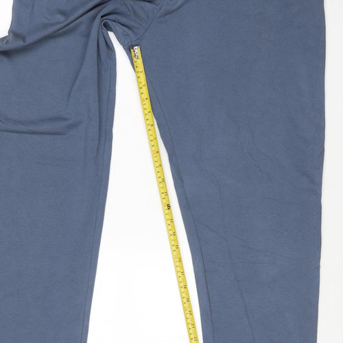 Marks and Spencer Men Blue 3XL Jogger Activewear Trousers Drawstring