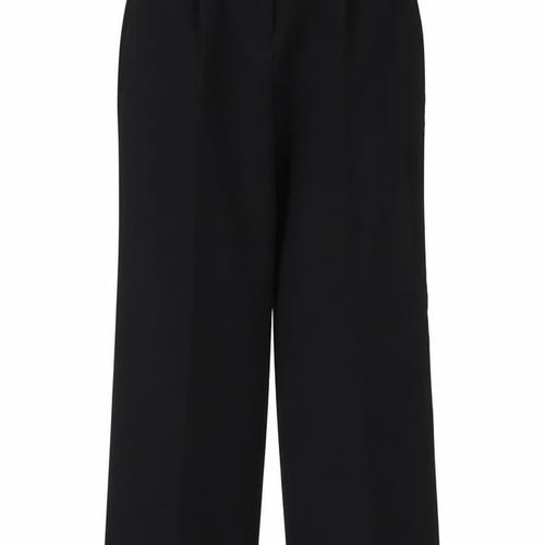 Dorothy Perkins Women Black UK 12 Wide Leg Tailored Dress Trousers