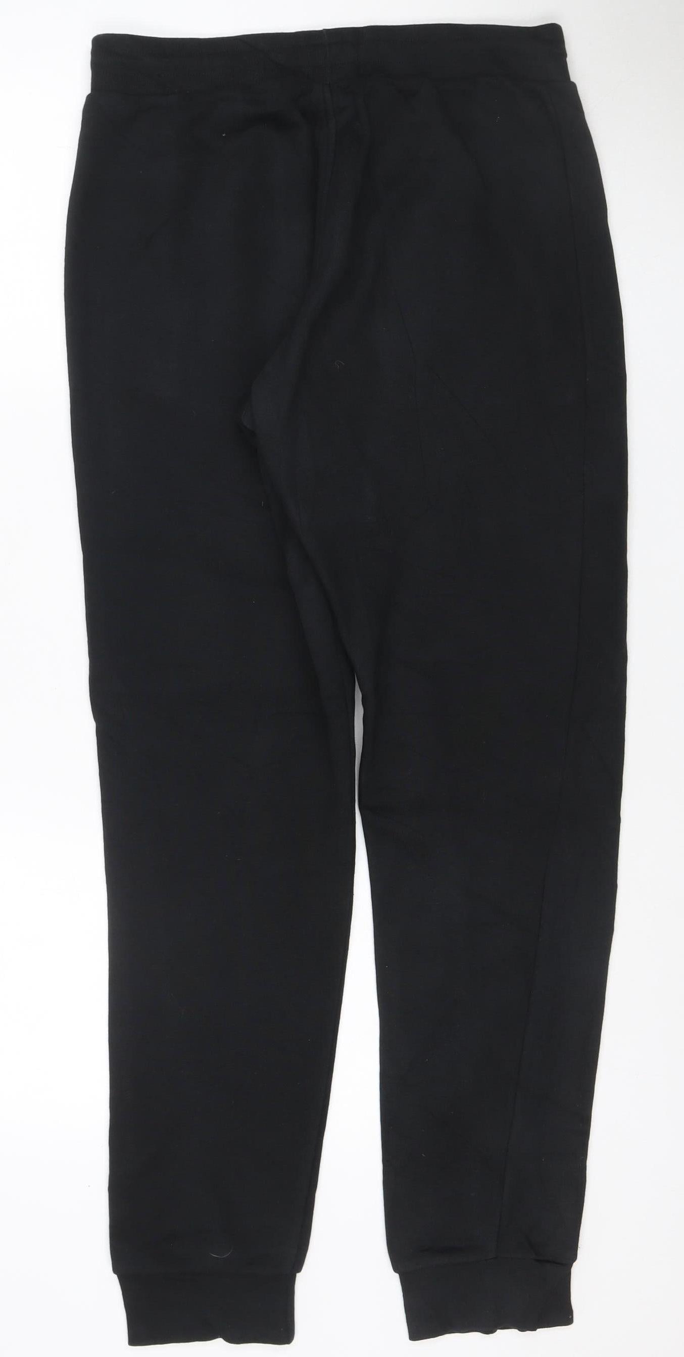 Adidas Originals Men's Black M Fleece Jogger Track Pants Zip Pockets