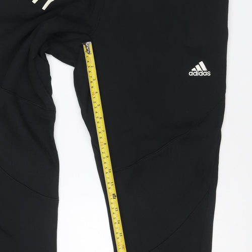adidas Men Black M Jogger Trousers Drawstring Tapered Sports