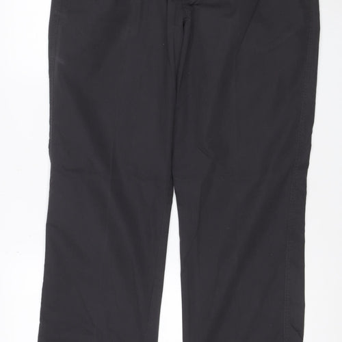 Marks and Spencer Blue Harbour Men's Black 36W 33L Chino Trousers