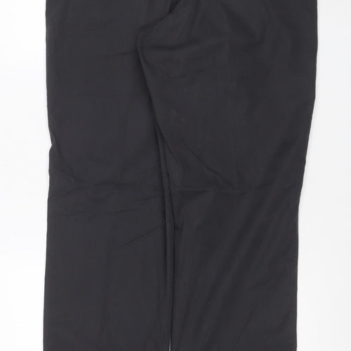 Marks and Spencer Blue Harbour Men's Black 36W 33L Chino Trousers