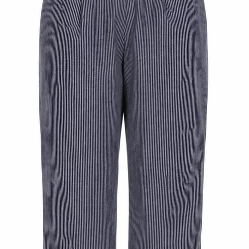 Country Collection Women’s Blue Stripe Trousers UK 16 30L Straight Leg