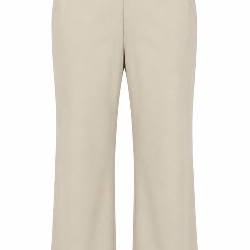 Maine New England Women Beige UK 14R Tailored Straight Trousers Belt