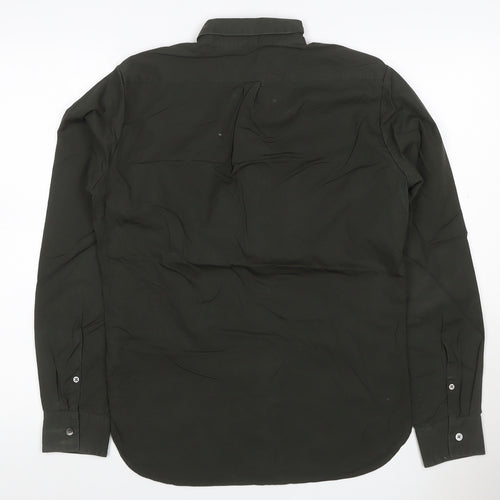 Uniqlo Lemaire Men’s Black XS Cotton Button-Down Long Sleeve Shirt