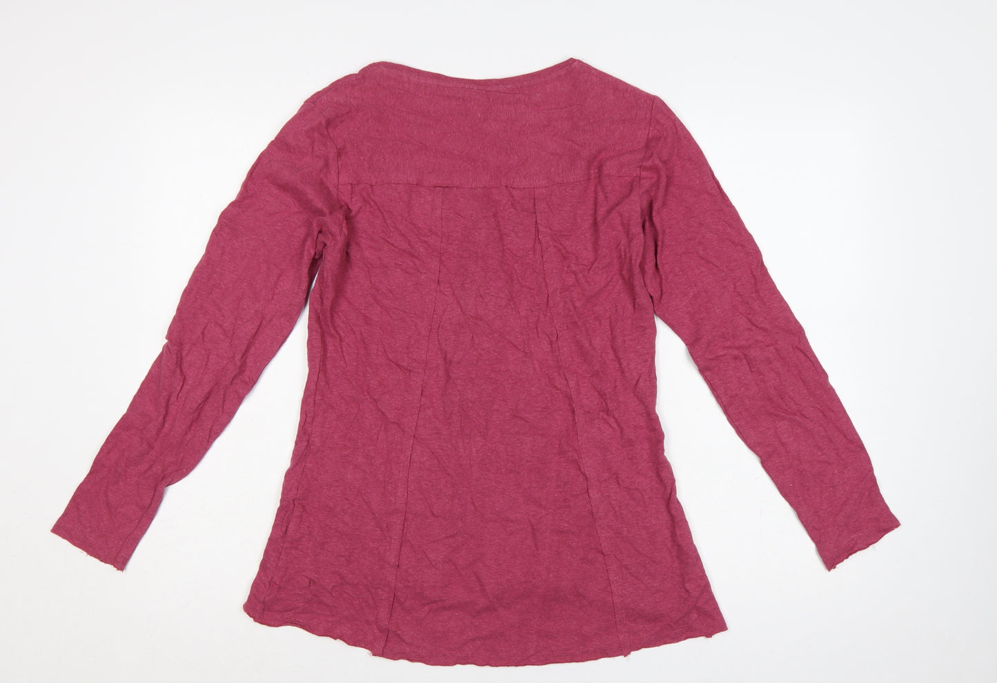Braintree Women’s Pink UK 8 Hemp Cotton Tunic Button-Up Top