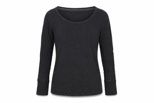 Fat Face Women’s Black Size 14 Basic Jersey Long Sleeve T-Shirt