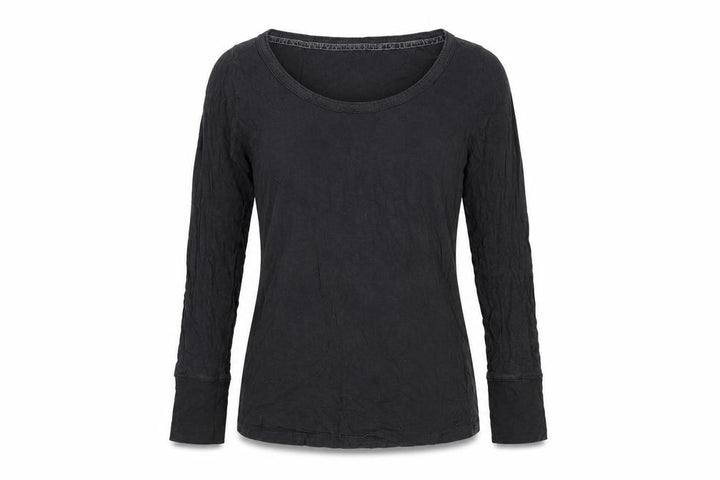 Fat Face Women’s Black Size 14 Basic Jersey Long Sleeve T-Shirt