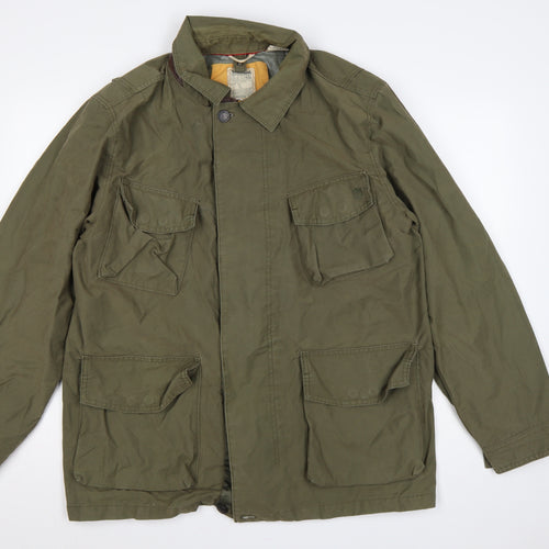 Timberland Men’s Green L Waterproof Military Field Jacket