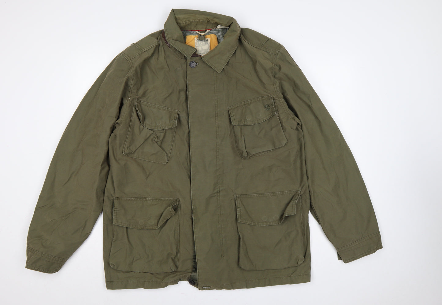 Timberland Men’s Green L Waterproof Military Field Jacket
