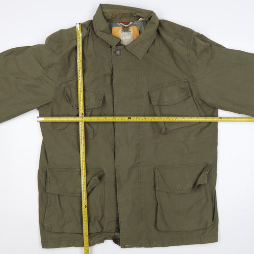 Timberland Men’s Green L Waterproof Military Field Jacket