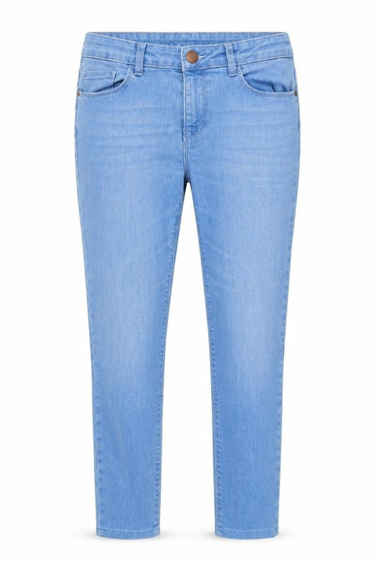 F&F Women’s Blue Skinny Stretch Jeans UK 10 Light Wash Mid Rise