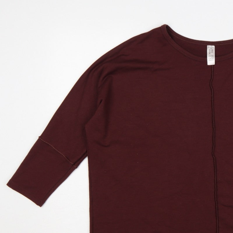 Spanx Women’s Red UK 16-18 Relaxed Pullover Sweatshirt 3/4 Sleeve