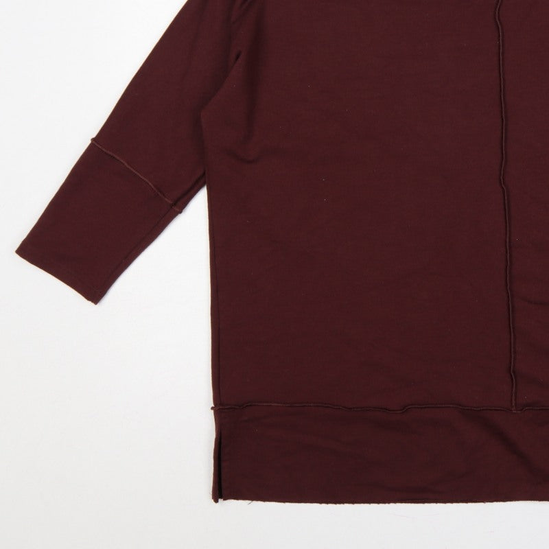 Spanx Women’s Red UK 16-18 Relaxed Pullover Sweatshirt 3/4 Sleeve