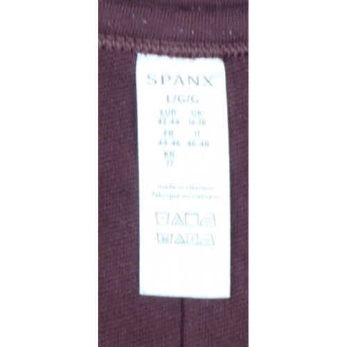 Spanx Women’s Red UK 16-18 Relaxed Pullover Sweatshirt 3/4 Sleeve