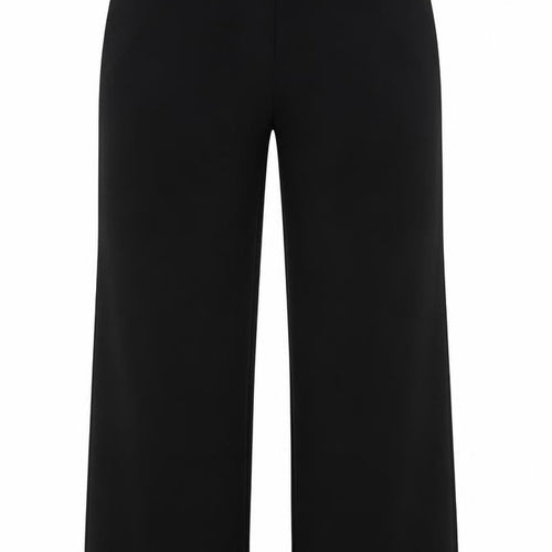 Dorothy Perkins Women Black UK 12 Wide-Leg Dress Trousers