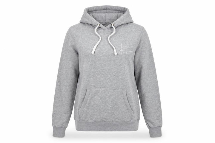 Jack Wills Women's Grey UK 10 Pullover Hoodie Logo Drawstring