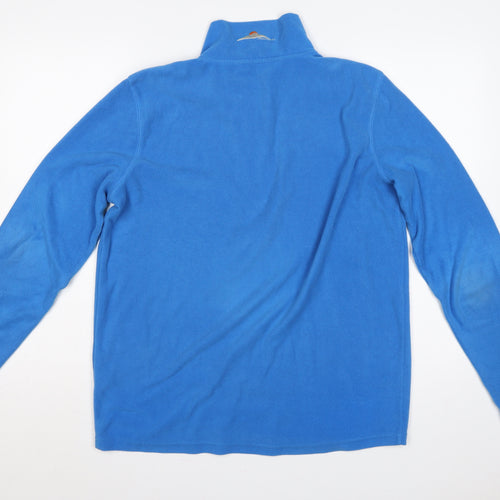 Portwest Men’s Blue M 1/2 Zip Fleece Pullover Sweatshirt